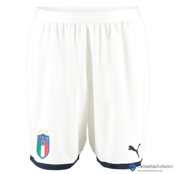 Pantalones Italia Segunda equipo 2018 Blanco